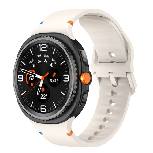Samsung Galaxy Watch 8 - 40mm siliconen bandje (sterrenlicht)