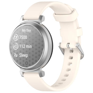 Pebble Round 2 - 14mm siliconen classic bandje (sterrenlicht)