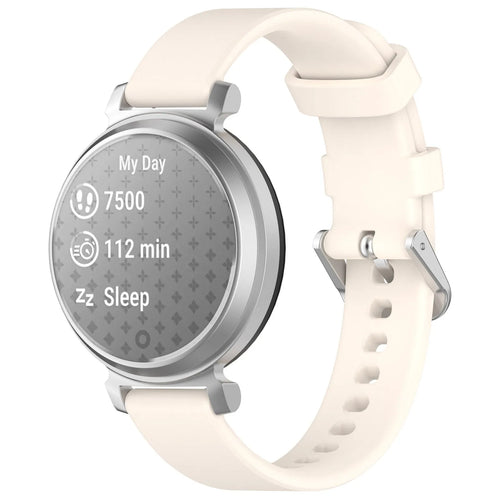 Pebble Round 2 - 14mm siliconen classic bandje (sterrenlicht)