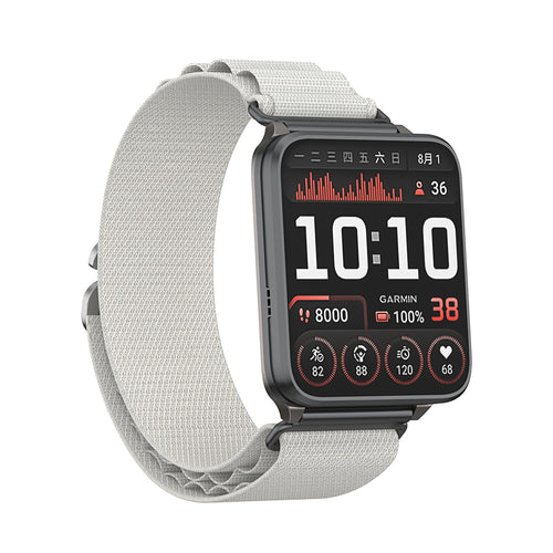 Garmin Venu X1 Alpine nylon bandje (sterrenlicht)