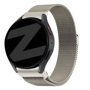 Bandz Samsung Galaxy Watch 7 - 44mm Milanese Loop Strap (Starlight)