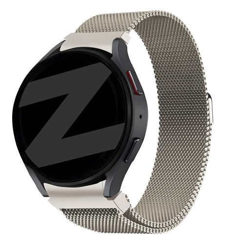 Bandz Samsung Galaxy Watch 7 - 44mm Milanese Loop Strap (Starlight)