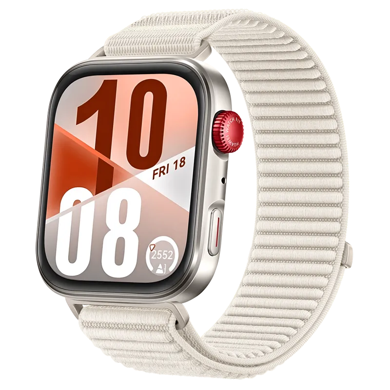 Huawei Watch Fit 3 nylon wave bandje (sterrenlicht)