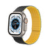 Apple Watch Ultra Magnetic Silicone Strap (Black/Yellow)