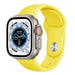 Apple Watch Ultra silicone band (geel)