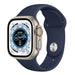 Apple Watch Ultra silicone bandje (donkerblauw) 