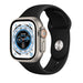 Apple Watch Ultra silicone bandje (zwart)