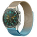Huawei Watch GT 2 Milanese band (blauw/goud)