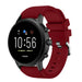Fossil Gen 5 siliconen bandje (bordeaux)