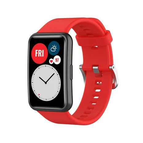Huawei Watch Fit SE siliconen bandje (rood)