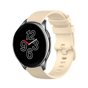 OnePlus Watch 3 luxe siliconen bandje (beige)