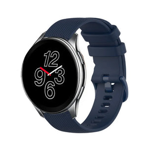 OnePlus Watch 3 luxe siliconen bandje (donkerblauw)