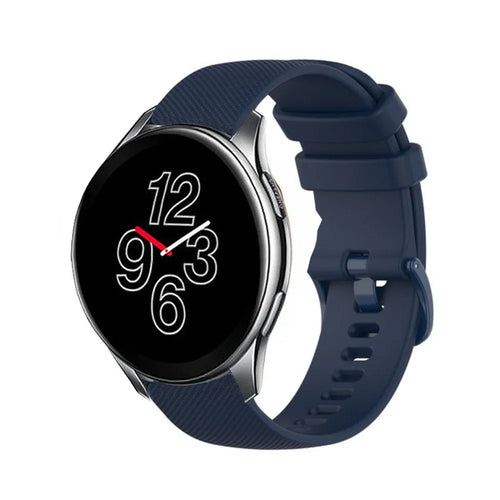 OnePlus Watch 3 luxe siliconen bandje (donkerblauw)
