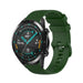 Huawei Watch GT 2 Luxe Siliconen bandje (legergroen)