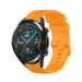 Huawei Watch GT 2 Luxe Siliconen bandje (oranje)