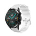 Huawei Watch GT 2 Luxe Siliconen bandje (wit)
