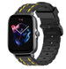 Amazfit GTS 3 sport gesp band (zwart/geel)
