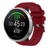Polar Ignite twill silicone band (bordeaux)