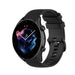 Amazfit GTR 3 (Pro) luxe siliconen bandje (zwart)