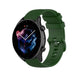 Amazfit GTR 3 (Pro) luxe siliconen bandje (legergroen)