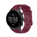 Fossil Gen 5 luxe siliconen bandje (donkerrood)