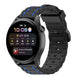 Huawei Watch 3 (Pro) sport gesp band (zwart/blauw)