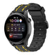 Huawei Watch 3 (Pro) sport gesp band (zwart/geel)
