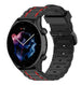Amazfit GTR 3 (Pro) sport gesp band (zwart/rood)