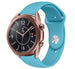 Samsung Galaxy Watch 3 41mm sport bandje (lichtblauw)