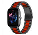Amazfit GTS 3 stalen band (zwart/rood)
