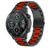 Honor Magic Watch 2 stalen band (zwart/rood)