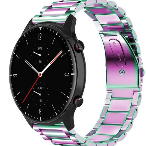 Steel Strap, on a watch, 3/4 front view