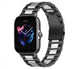 Amazfit GTS 3 stalen band (zwart/zilver)