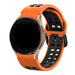 Samsung Galaxy Watch 6 - 44mm Squared Sport Strap (Orange/Black)