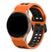 Samsung Galaxy Watch 4 Classic 46mm Squared Sport Strap (Orange/Black)
