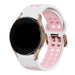Samsung Galaxy Watch 7 - 40mm sport square bandje (wit/roze)