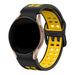 Samsung Galaxy Watch 7 - 40mm Squared Sport Strap (Black/Yellow)