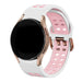 Samsung Galaxy Watch 4 Classic 42mm sport square bandje (wit/roze)