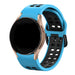 Samsung Galaxy Watch 6 - 40mm sport square bandje (lichtblauw/zwart)