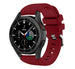 Samsung Galaxy Watch 4 Classic 42mm Silicone Strap with Buckle (Bordeaux Red)