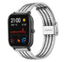 Amazfit GTS roestvrij stalen band (zilver/zwart)