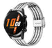 Huawei Watch GT 2 roestvrij stalen band (zilver/zwart)