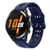 Huawei Watch GT 2 42mm siliconen bandje met patroon (donkerblauw)