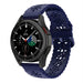 Samsung Galaxy Watch 4 Classic 42mm siliconen bandje met patroon (donkerblauw)