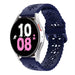 Samsung Galaxy Watch 5 44mm siliconen bandje met patroon (donkerblauw)