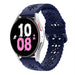 Samsung Galaxy Watch 5 44mm Silicone Strap Patterned (Dark Blue)