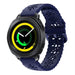Samsung Gear Sport siliconen bandje met patroon (donkerblauw)