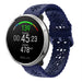 Polar Ignite siliconen bandje met patroon (donkerblauw)