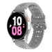 Samsung Galaxy Watch 5 44mm siliconen bandje met patroon (grijs)
