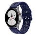 Samsung Galaxy Watch 4 40mm siliconen bandje met patroon (donkerblauw)